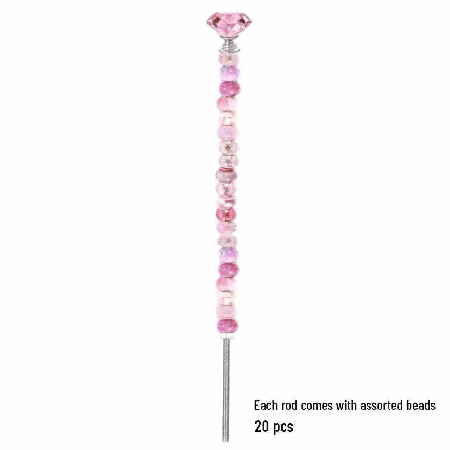 Стеклянный кристалл Садовый орнамент-палочка для бонсай - Креативная палочка-фея для DIY