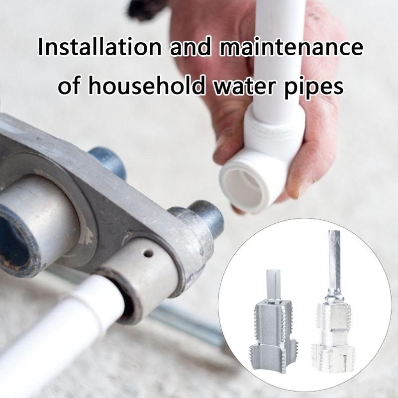 PVC Thread Maker Tool 1/2inch 3/4inch PVC Pipe Threading Dies Plumbing Tool for Professional Cutting Pipe Threaders