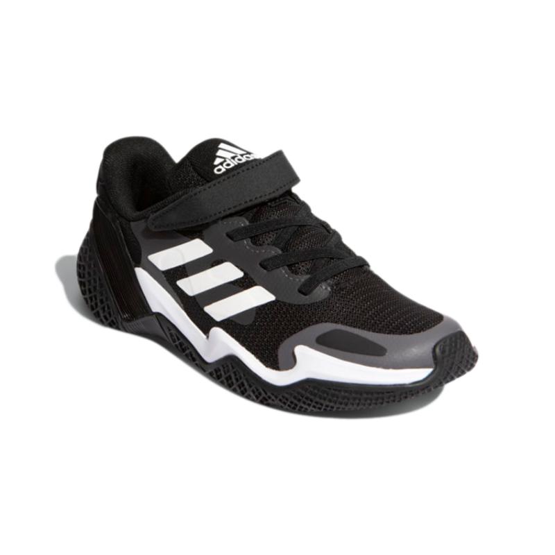 Adidas 4Uture Runner Sport K Low Top Running Shoes Black White Kids' Sneakers GZ7737