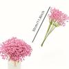 12/24pcs Plastic Artificial Gypsophila Realistic Touch Faux Flowers Wedding Home Decor DIY Craft Party Centerpiece Arrangement