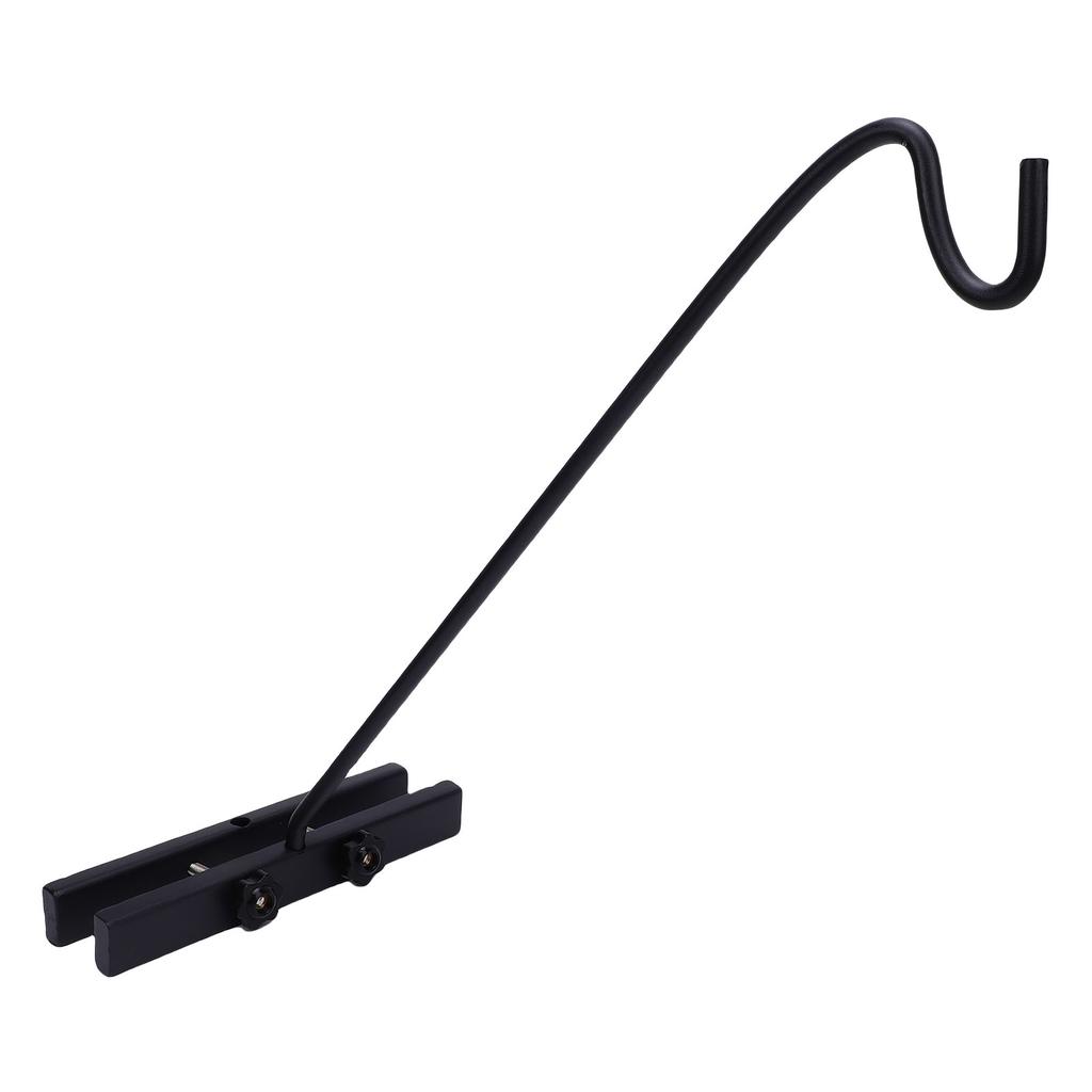 Deck Bird Feeder Pole, Steel 360 Degree Rotating Hook Extension Pole for Plant Basket Bird.