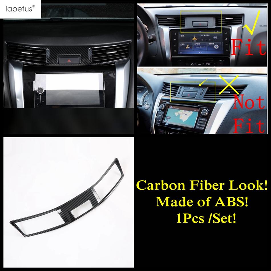 Side Air AC Vent Handle Bowl Gear Shift Head Cover Trim For Nissan Navara NP300 / Terra 2017 -  ABS Carbon Fiber Accessories
