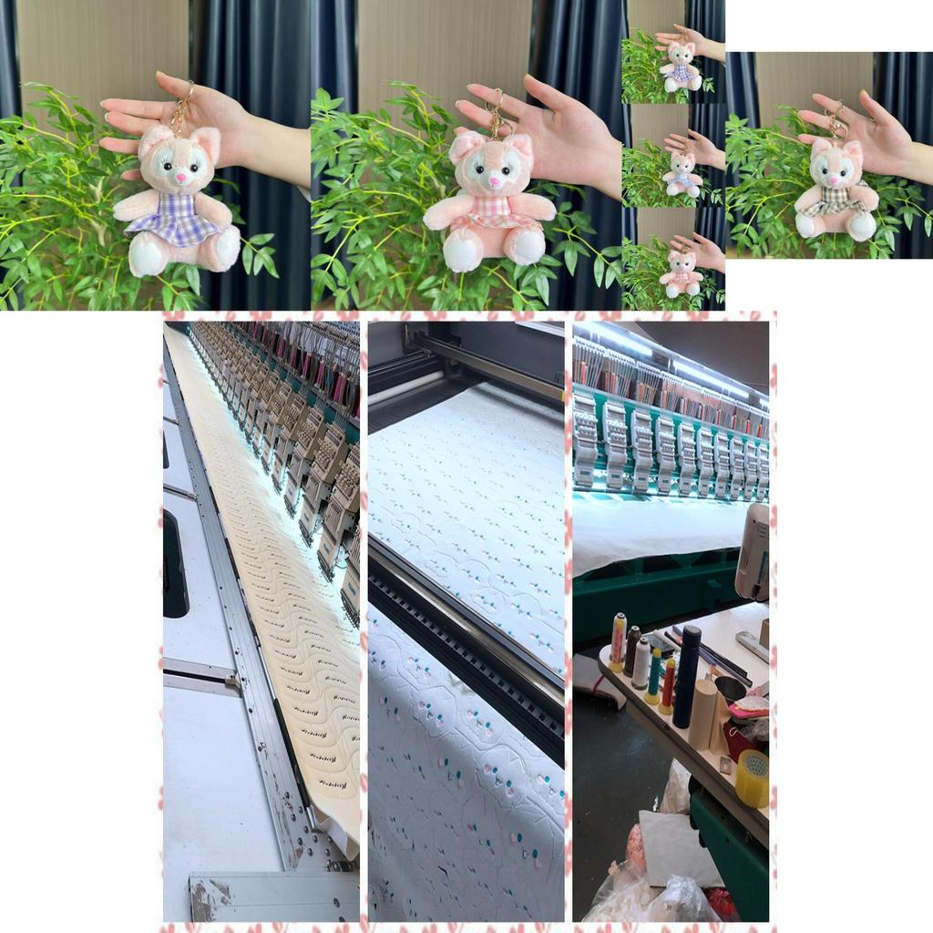 Adorable Plush Fox Keychain Pendant Soft Stuffed Animal Toy For Kids And Adults