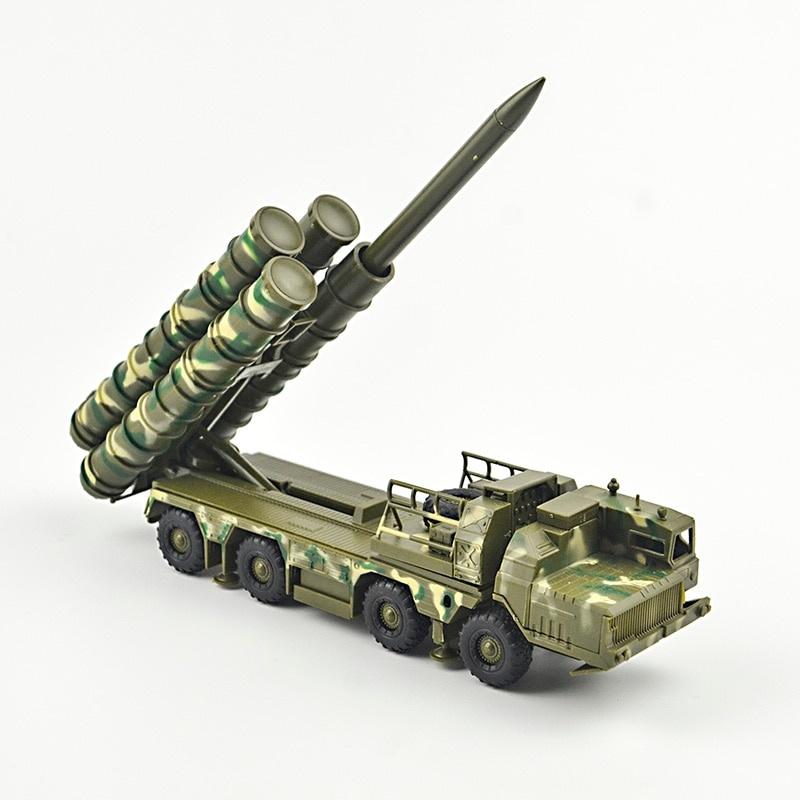

1/72 4d Зберіть військову балістичну ракетну систему S-300 SA-10 Grumble RT-2PM Topol Diecast Модель вантажівки Набір будівельних іграшок Light Grey