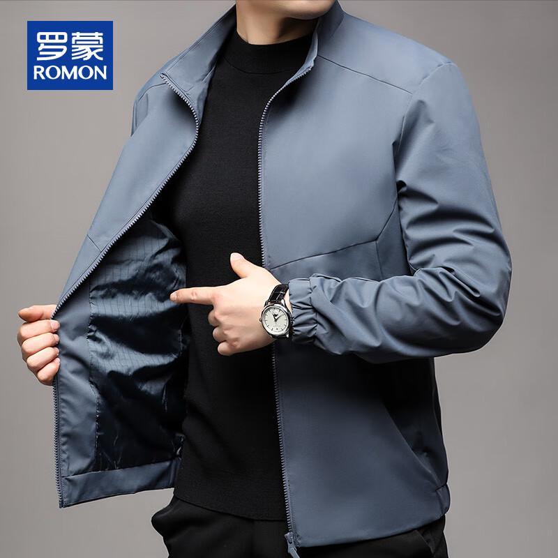 

ROMON Men s Windproof Waterproof Stand Collar Casual Jacket 3XL