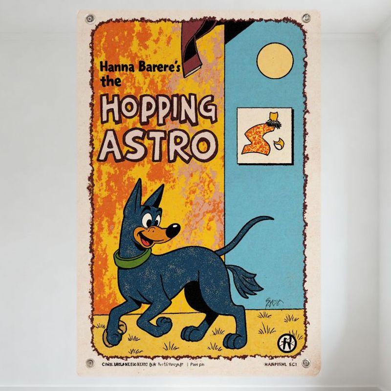 

Vintage Hanna Barere s the Hopping Astro Cartoon Tin Sign 1960s-70s Style Metal Wall Decor for Home Bar Pub 8x12 Inch Retro Aest 20x30cm（7.8x11.8inch）