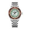 WM Watch Automatic Mechanical Diver Watches Men Sparkle Grain Gradient Dial Ceramic Bezel NH35 AR Coated Welly Merck Watch WM212