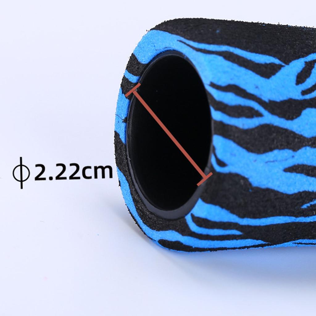 2Pcs Mountain Bike Handlebar Grips EVA Foldable Shock Absorption Anti Slip Bike Handle Bar Grips for Cyclists