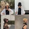 Summer Cap Vacation Sunscreen Hats Hand-woven Bucket Fisherman Hat Straw Beach Hat