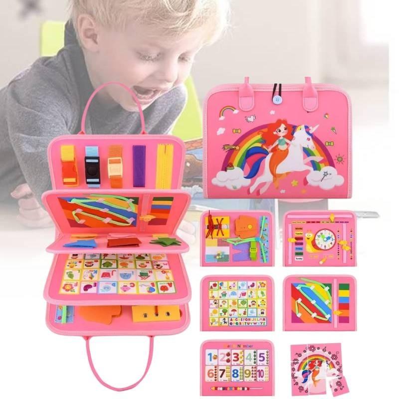 Premium Felt Toy Play Mat For Kids Interactive Learning Board Educational Activities