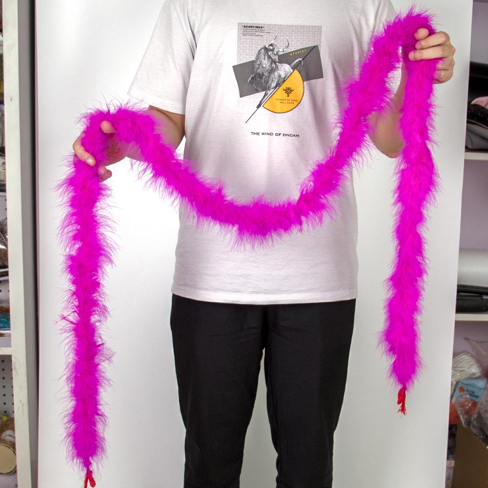Colorful Marabou Turkey Feathers Boa Shawl 13G for Party Wedding Clothes Sewing Christmas Tree Crafts Plume 2 Yard/Pcs