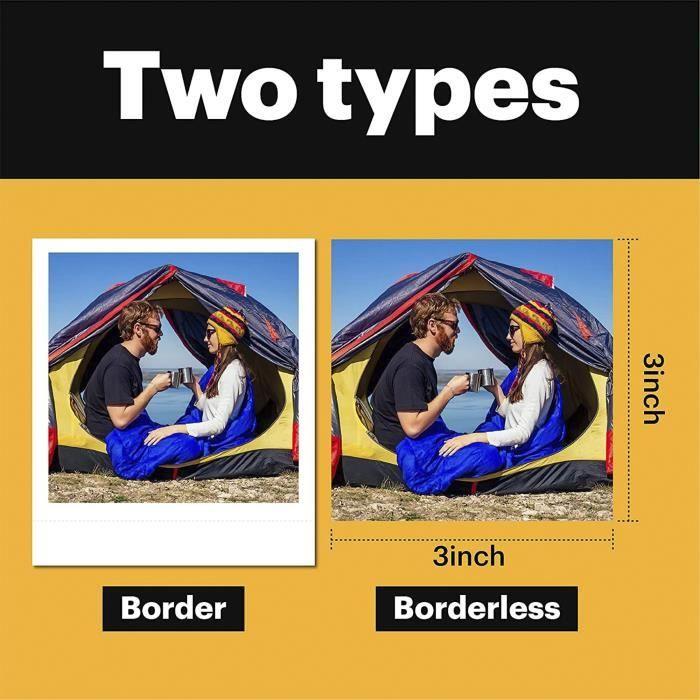 Kodak Mini 3 Retro White, Imprimante Photo Portable, Impression Rapide, Photos HD, 54 x 86 mmn Bluetooth, Compatible iOS et Android