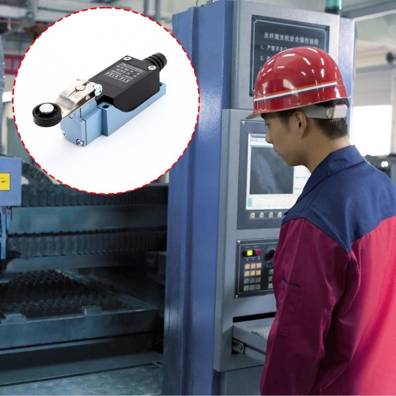 High Sensitive Industrial Limiting Travel Switches Reset Touch Controller Rotating Plastic Roller Arm Limit Switches