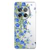 For OnePlus 12 Case 12R 5G Flower Clear TPU Soft Silicone Transparent Back Case for One plus 12R Cover on for Oneplus12 5G Coque