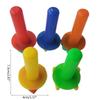 5pcs Creative Drawing Stamper Colorful Stamps Pre-cut DIY Coloring Toy with Portable Handle Interactive Painting Kit