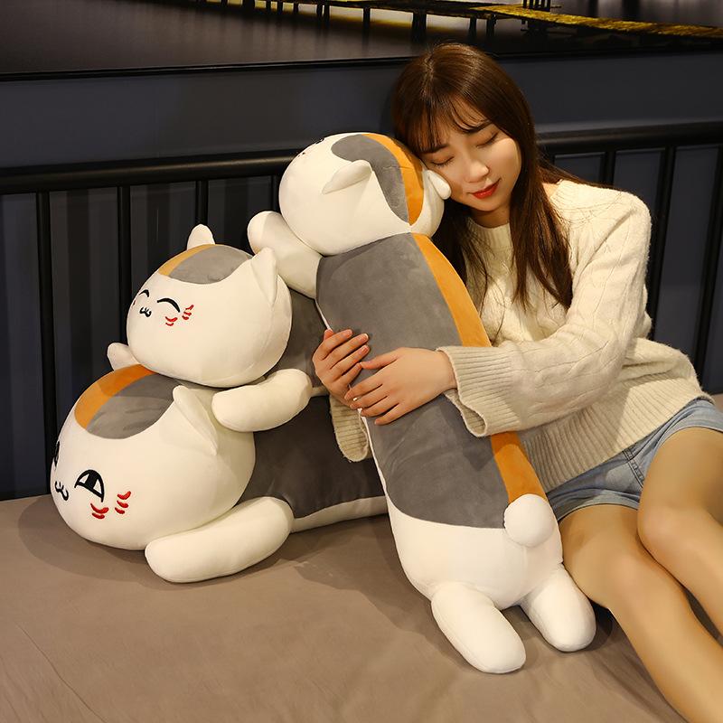 Cat Teacher Long Pillow Sleeping Long Doll Pillow Sleeping Doll Can Be Disassembled and Washed Natsume's Friend Book