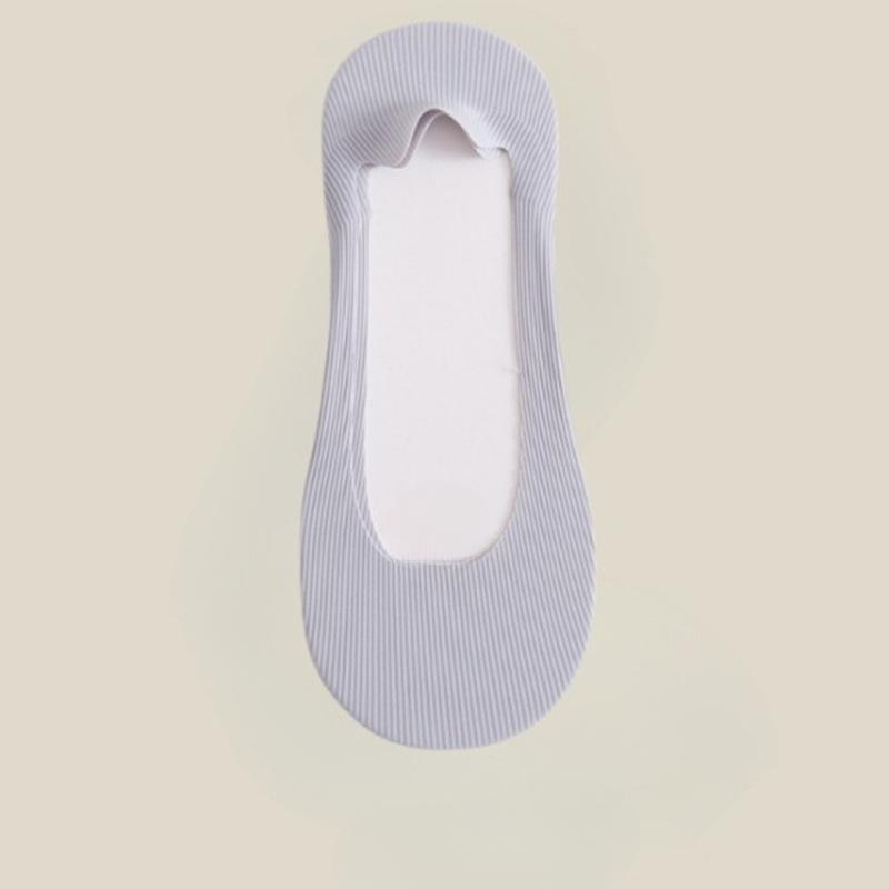 

Женские летние ультратонкие силиконовые нескользящие носки-лодочки из ледяного шелка с неглубоким вырезом, невидимые 1 pair серый/синий