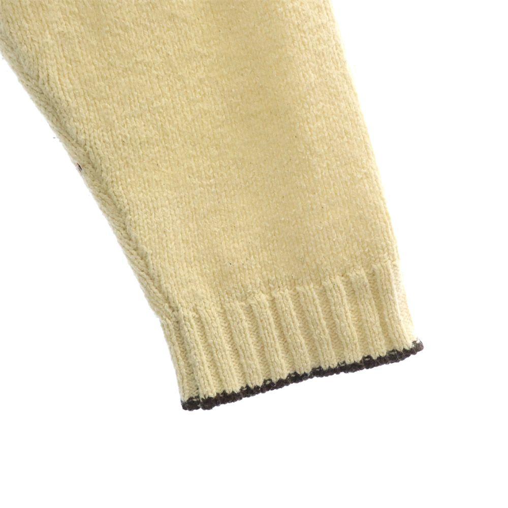 Timberland 90s Long Sleeve V Neck Sweater L White Knit Old Vintage Men's Used