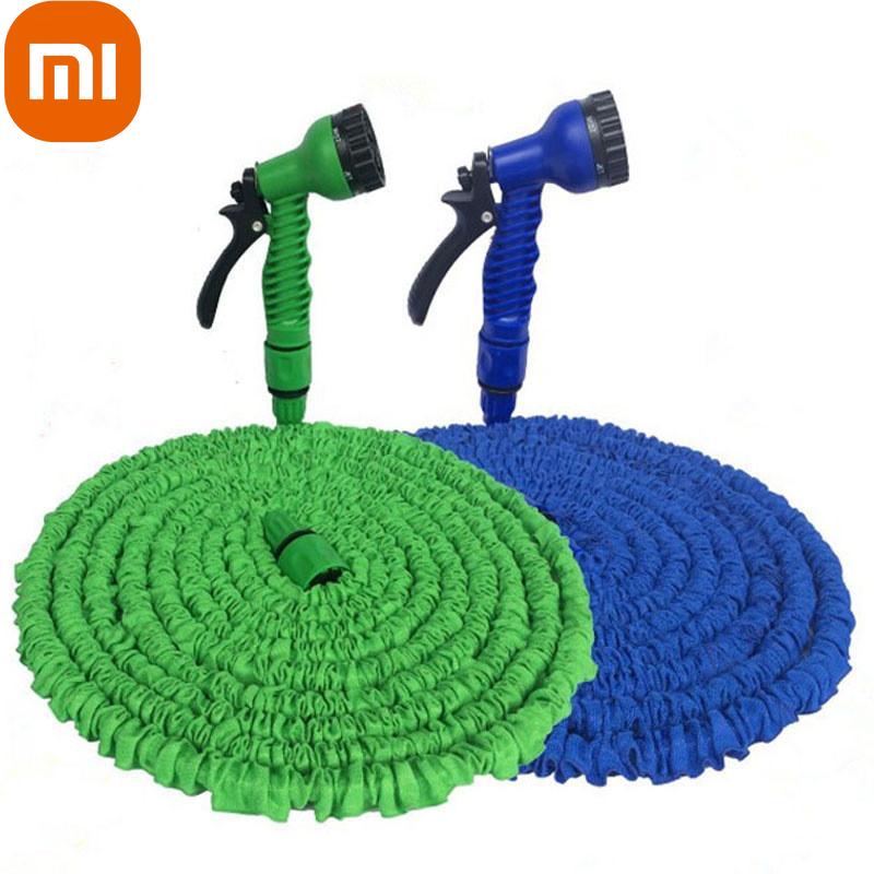 

Xiaomi 25-100 футов садовый шланг расширяемый волшебный гибкий водяной шланг шланг европейского стандарта пластиковые шланги с распылителем