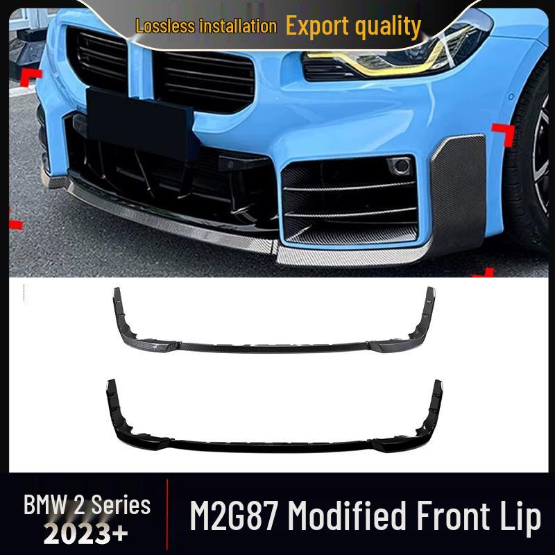 BMW M2 G87 2023+ MP Style Front Splitter & Corner Covers Body Kit Spoiler
