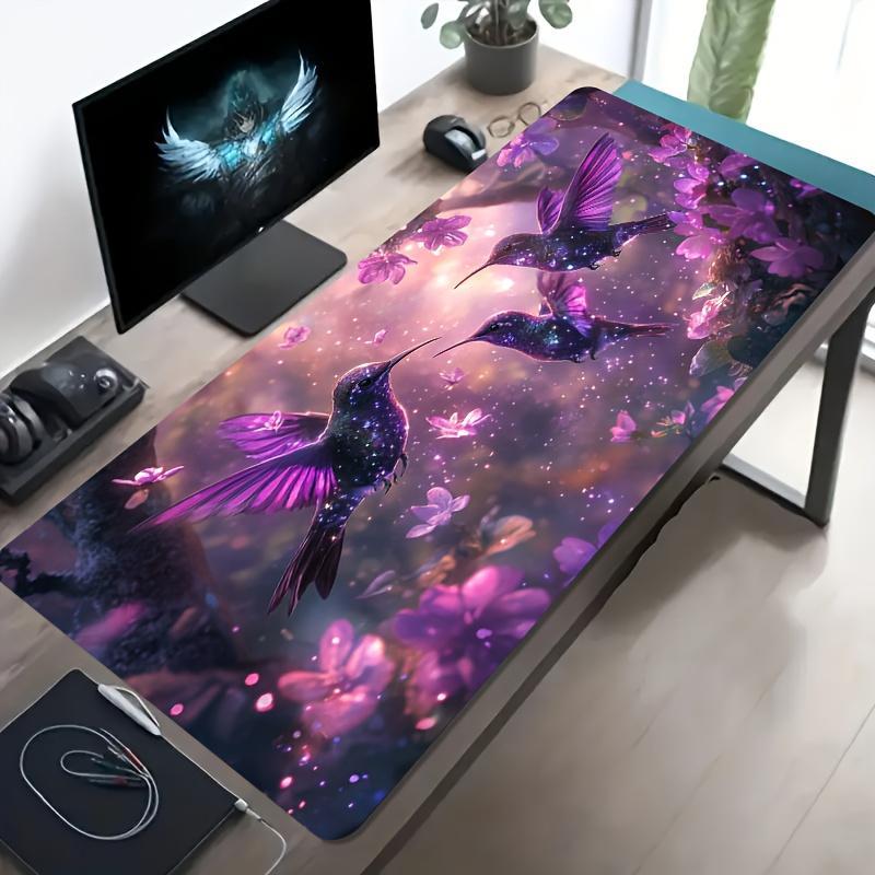 Minimalist Desk Setup Mouse Pad Large Cloth Desk Mat Non Slip Rubber Base for PC Laptop Keyboard Office Use
