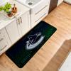 VANCOUVER CANUCKS Flannel Kitchen Mat Christmas Soft Area Rug Non Slip Floor Carpet Home Decoration