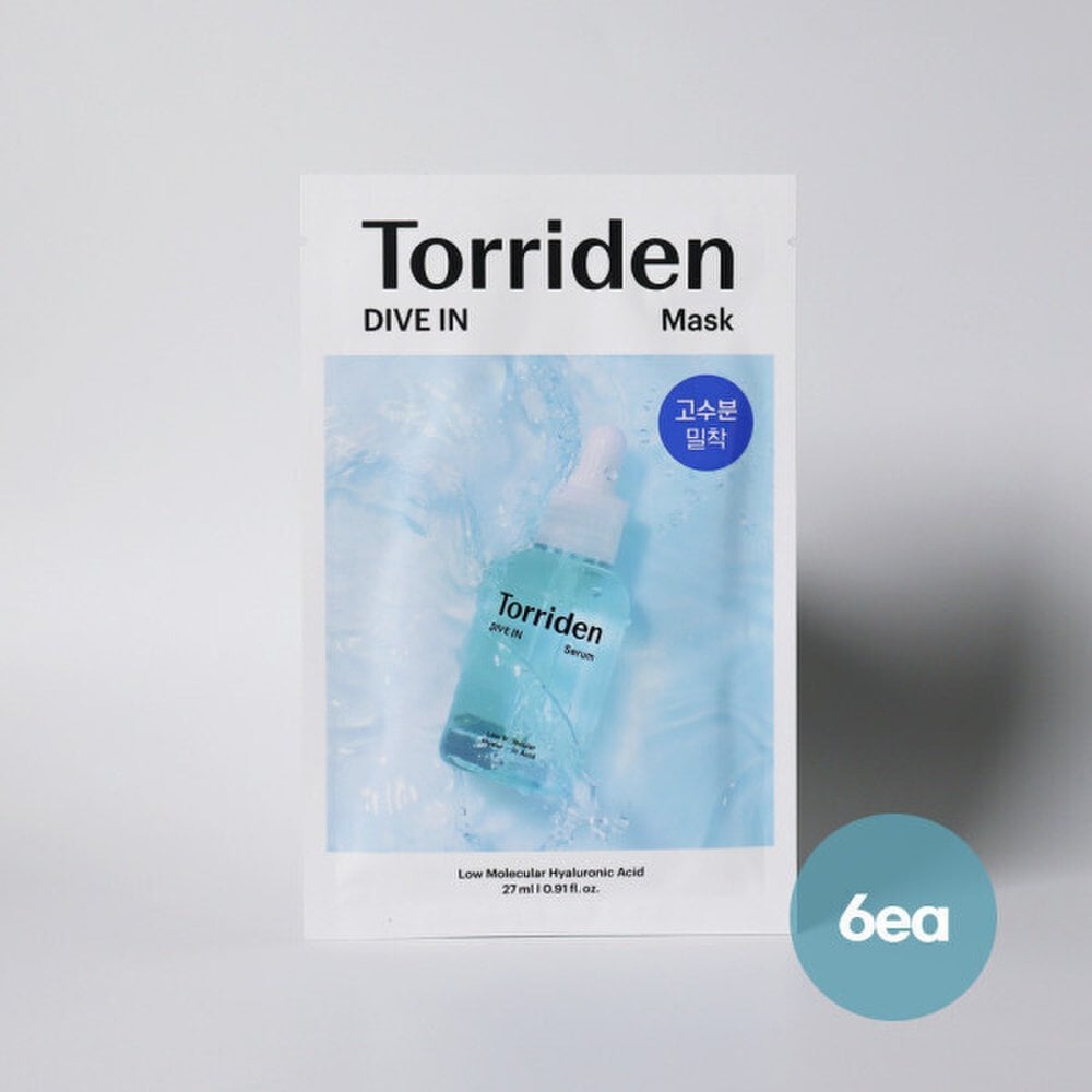 

TORRIDEN Dive-in low molecular weight hyaluronic acid mask 5+1 sheet plan