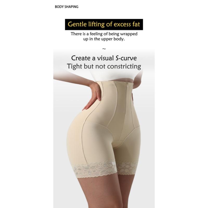 High Waist Tummy Control Butt Lifting Shapewear Pants With Zipper