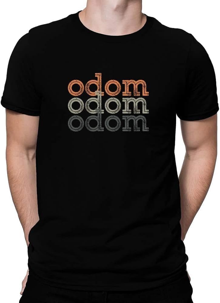 Odom Repeat Retro Men T Shirt XL чёрный