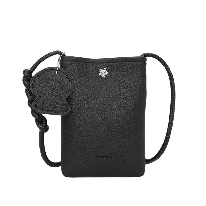 Spring new Korean version of simple texture fashion lightweight mobile phone bag niche versatile commuting daily casual messenger bag