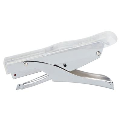 Hand Held Stapler 10 Sheets Capacity Ergonomic Labor Saving Mini Stapler for Binding Documents Transparent