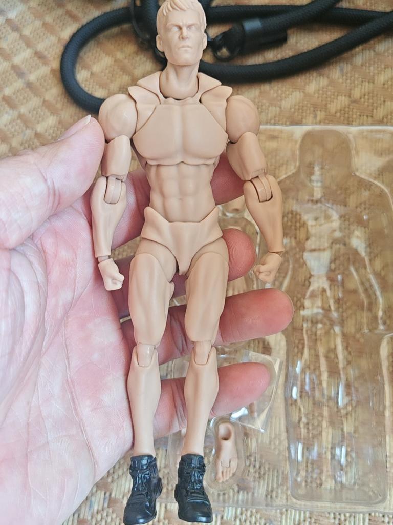 Wind Toys 1/12 Male Muscle Super Flexible Joint Body 16cm Man Action  Figure Doll Model with Head Sculpt 7 Pair of Hands Gift