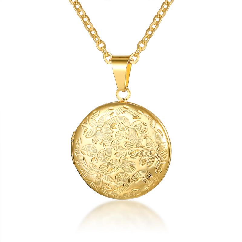 Vnox Coliere Romantice cu Rame Foto în Formă de Inimă pentru Femei Cadouri Pot Fi Deschise Oțel Inoxidabil Promisiune Iubire Bijuterii Amintire