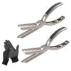 1/2/3 Set Rib Film Remover Ergonomic Handle BBQ Fat Trimmer Poultry Prep Beef Pretreatment Tool Rib Membrane Removal Tool