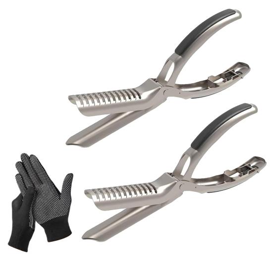 1/2/3 Set Rib Film Remover Ergonomic Handle BBQ Fat Trimmer Poultry Prep Beef Pretreatment Tool Rib Membrane Removal Tool