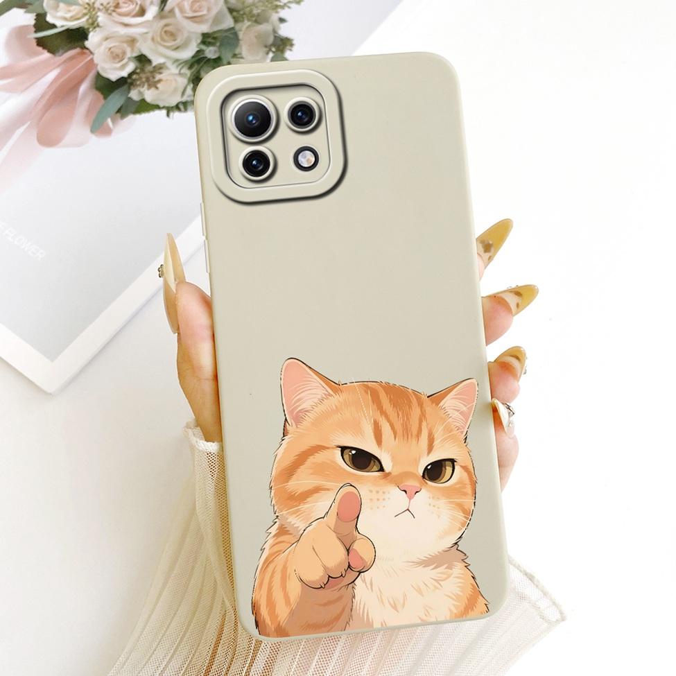 For Xiaomi Mi 11 Lite Casing For Xiaomi Mi 11 Lite 5G Cover Fashion Cartoon Cute Funny Painted Silicone Phone Case