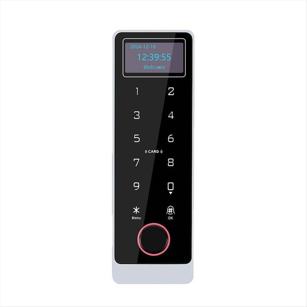 Tuya Wifi Smart Door Lock Controller with LCD Screen WiFi APP Control Fingerprint IC Card NFC IP67 Waterproof