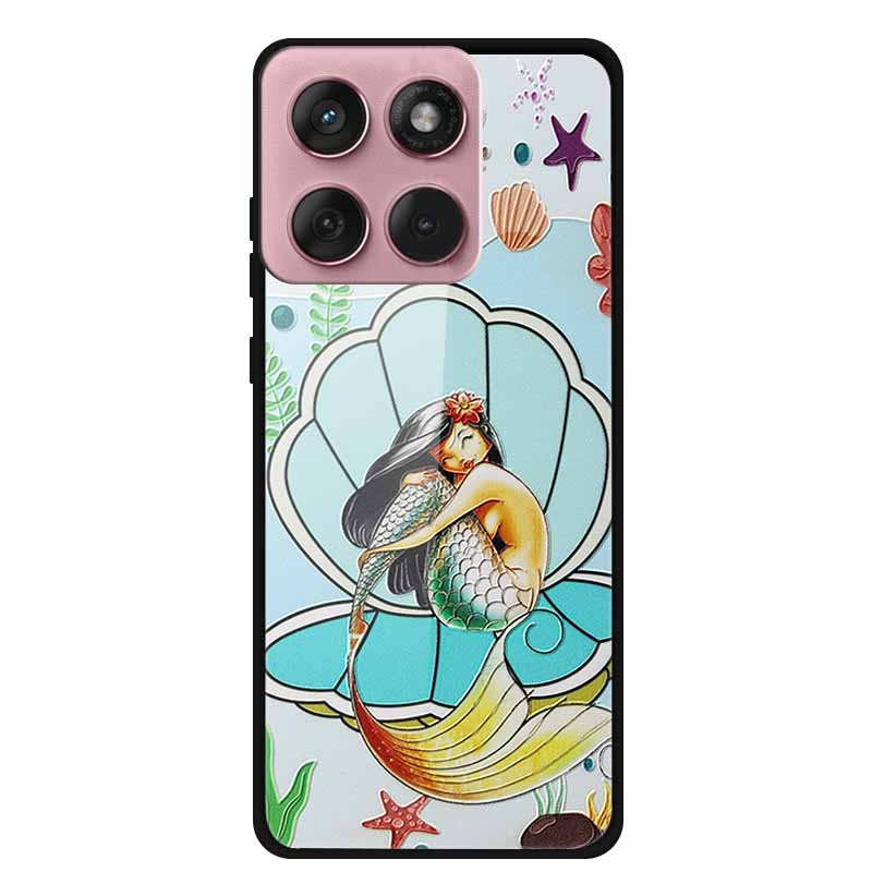 

Glass Case For Motorola Edge 60 60s 5G Case 6.67 Hard Tempered Glass Back Covers Soft Bumper For Motorola Edge 60 Fusion Fundas Moto Edge 60 5G
