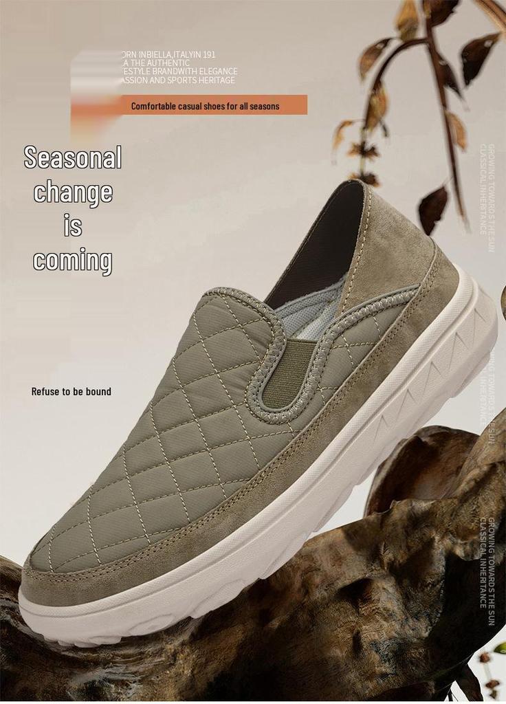 Men's Autumn Slip-on Casual Sports Shoes: Soft Sole, Non-slip, Wear-resistant, Trendy, Versatile Fashion.
