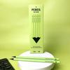 10 Stück/Set Neuer Grüner Schaft Schwarzes Holz Graphit Bleistift Set Hb Schwarze Mine Büro Schreibbleistift Geschenk Schreibwaren Niedliche Bleistifte
