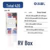 OLKWL Pre-Insulated Copper RV Ring Terminal Assortment Kit