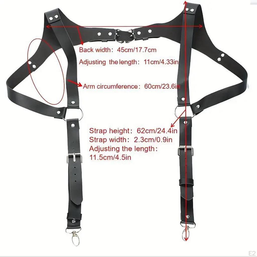 Adjustable Body Harness Belt for Men At Festivals