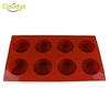 Silicone Mold 8 Holes Round 3D Handmade Cupcake Jelly Cookie Mini Muffin DIY Baking Tools