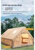 Spacious All-Season Anti-Freeze Moisture-Proof Inflatable Tent for Home & Camping - Portable, No-Assembly, Rainproof.