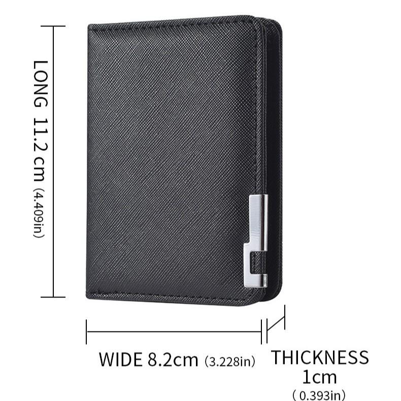 Men's Ultra-Thin Korean Style Wallet: Large Capacity, Multi-Card Slot, Casual Coin Purse.