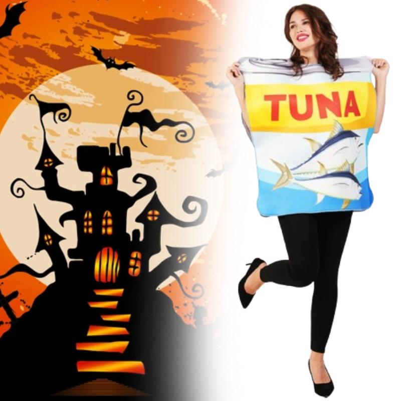 Seaside Tinned Tuna Cosplay Costume Halloween Party Stage Clothing Performance