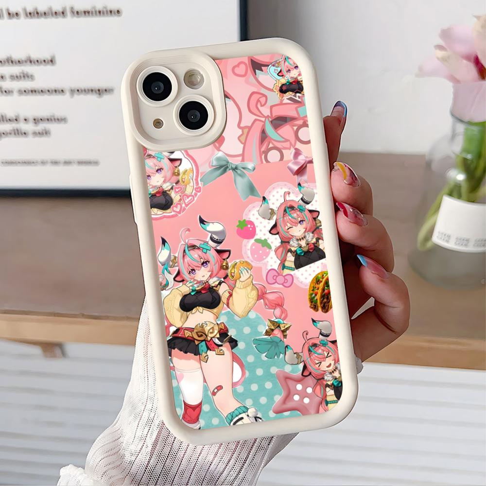 

Game GI Varesa Thicken TPU Mobile Phone Case for iPhone 17 16 15 14 13 12 11 Air Pro Max Plus Colorful Cover iPhone 11 Pro