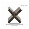 Geometric Sculpture Elegant Marble Small for Study, Interior Designers