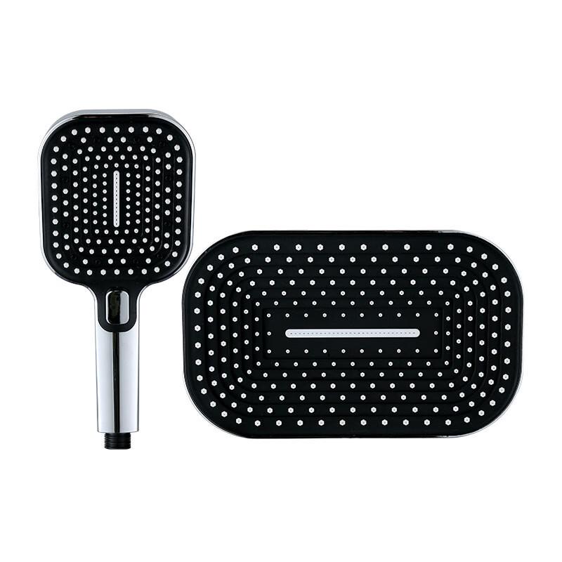 Matte Black Shower Head System