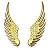 Premium Quality 3d Stainless Steel Angel Eagle Wing Decal Stickers For Cars And Trucks